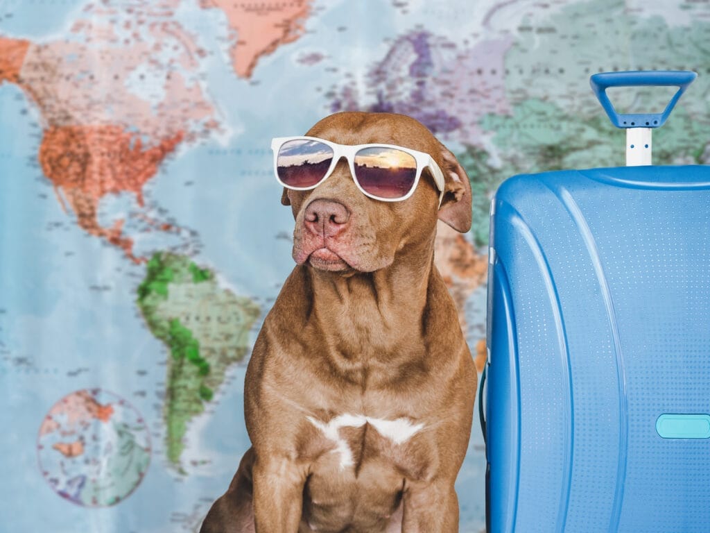 chien voyage étranger