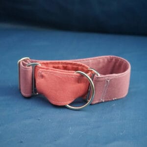 Collier Martingale Mauve & Rose par devant