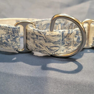 Collier Martingale levrier espagnol toile de jouy 3 cm vue 34