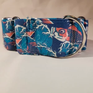 Collier-Martingale-levrier-espagnol-carpe koi japon vague -vue face_18_11zon